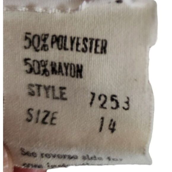 Vintage 70s Tennis Circle Skirt Womens Size M White Polka Dot Pleated - Picture 6 of 7